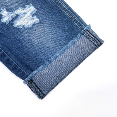 GX D51B822-3  Width: 178-180cm  Weight: 6.2OZ  Shrinkage: Warp: 6-7%, Weft: 2-3%  Weave: 3/1 Right-hand twill  Composition: 99.3% Cotton, 0.2% Tencel, 0.5% Rayon front view